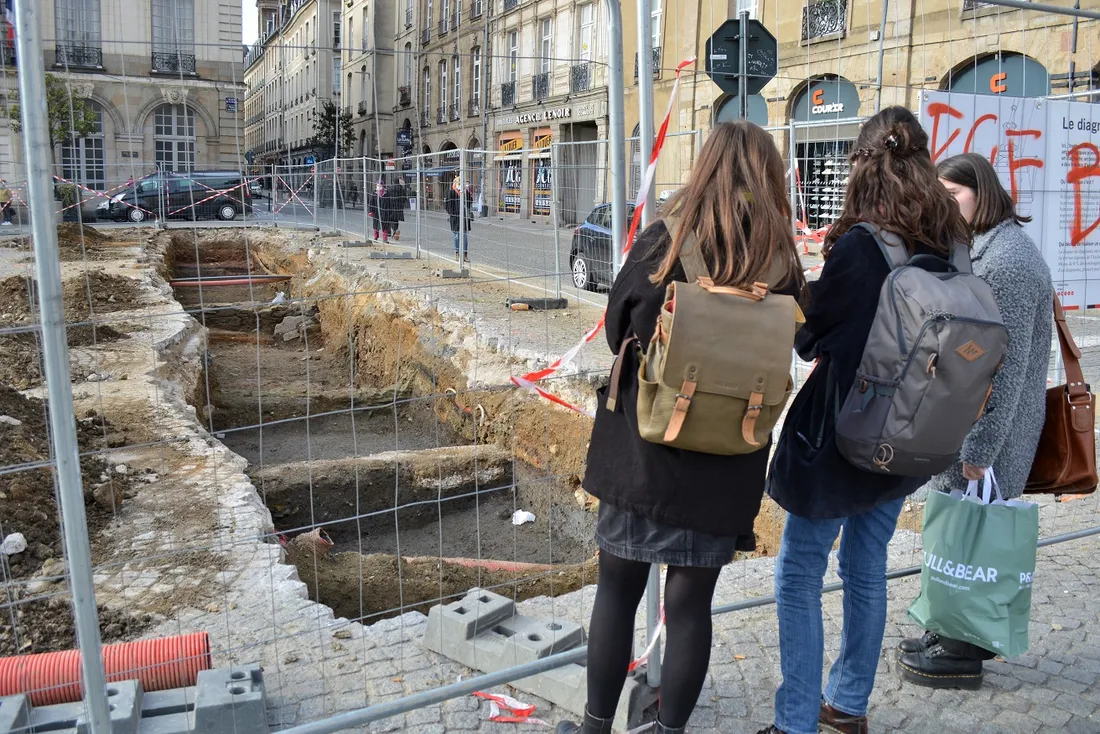 Fouilles au coeur de Rennes